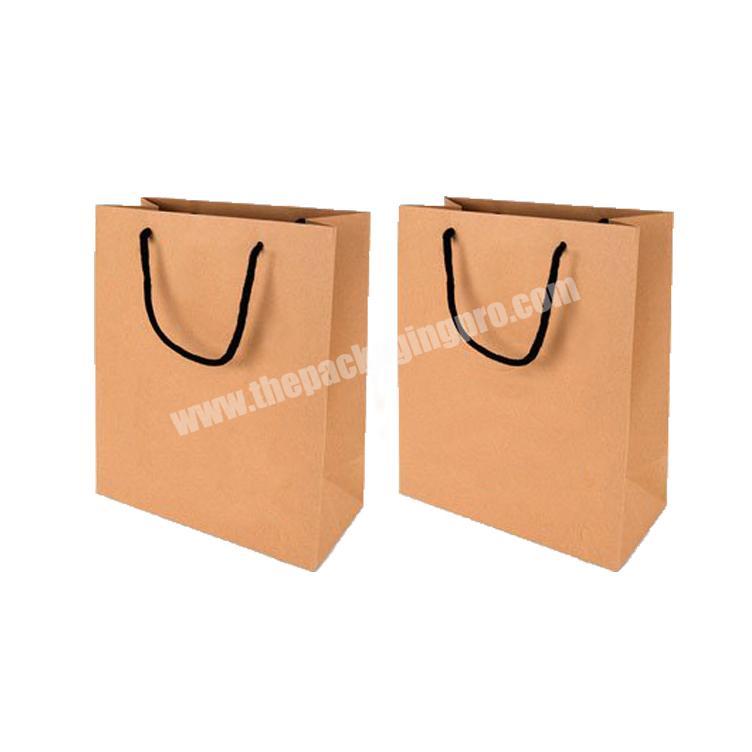 Factory Directly Supply Recycled Paper Shopping Bags With Logos Production Line