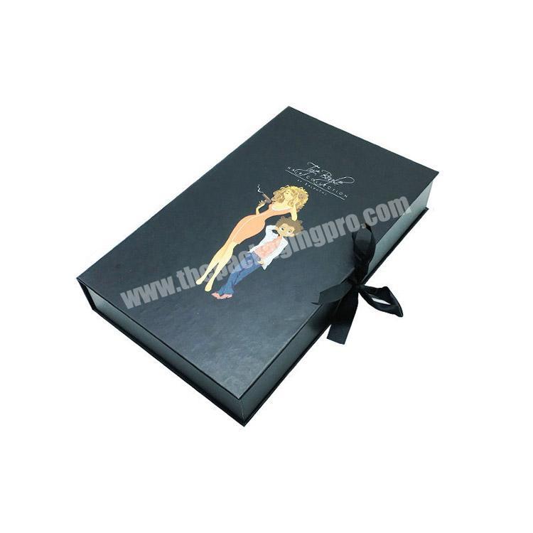 factory directly wholesale black packaging boxes for hair