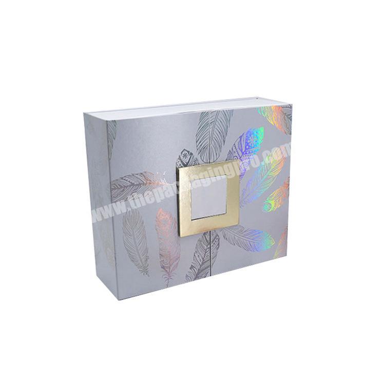 factory high quality custom magnetic rigid luxury cosmetic box