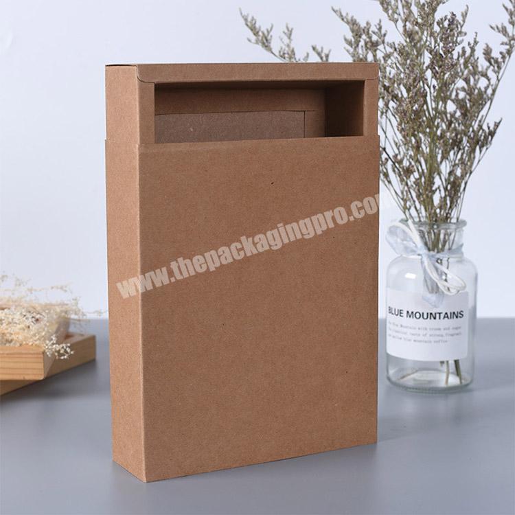 factory high quality custom wholesale kraft paper drawer box