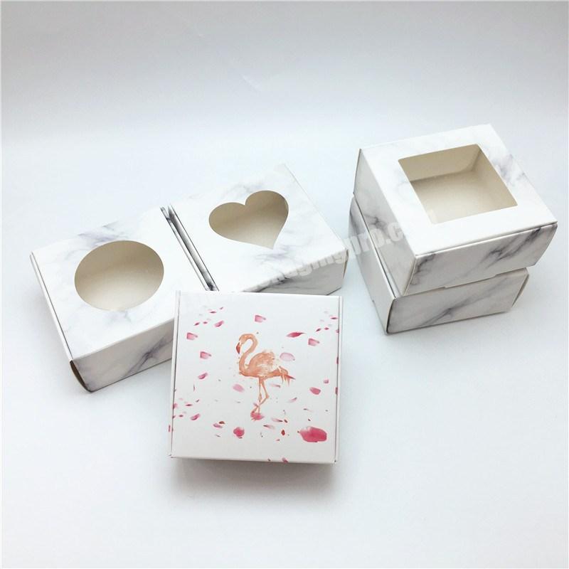 Factory Hot Sale Direct Sales Kraft Paper Packaging Window Box With Window