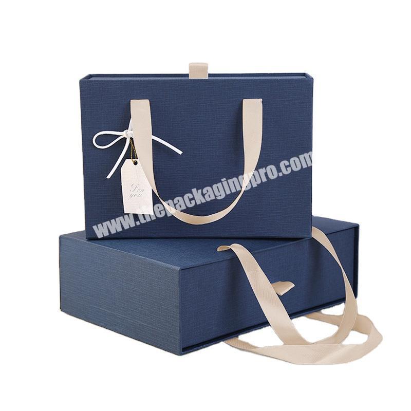 Factory hot sale drawer gift box packaging packaging apparel apparel bags packaging