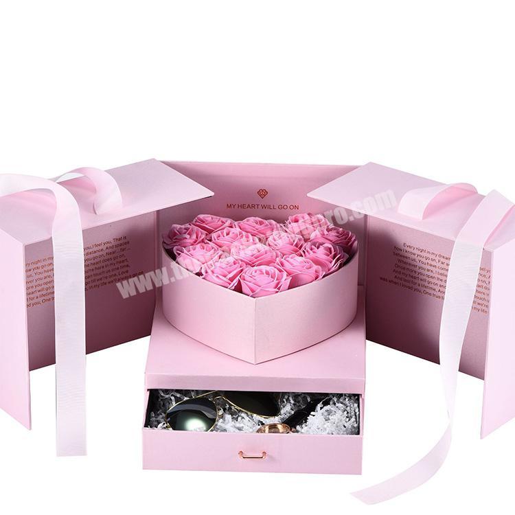 factory hot sale foldable paper creative gift box