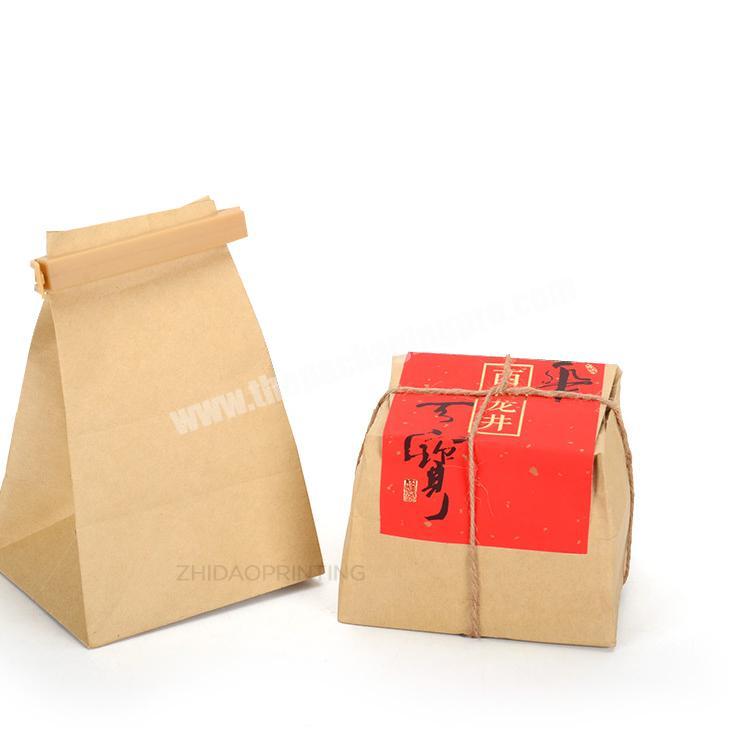 Factory made brown Kraft paper tea bag for tea packaging