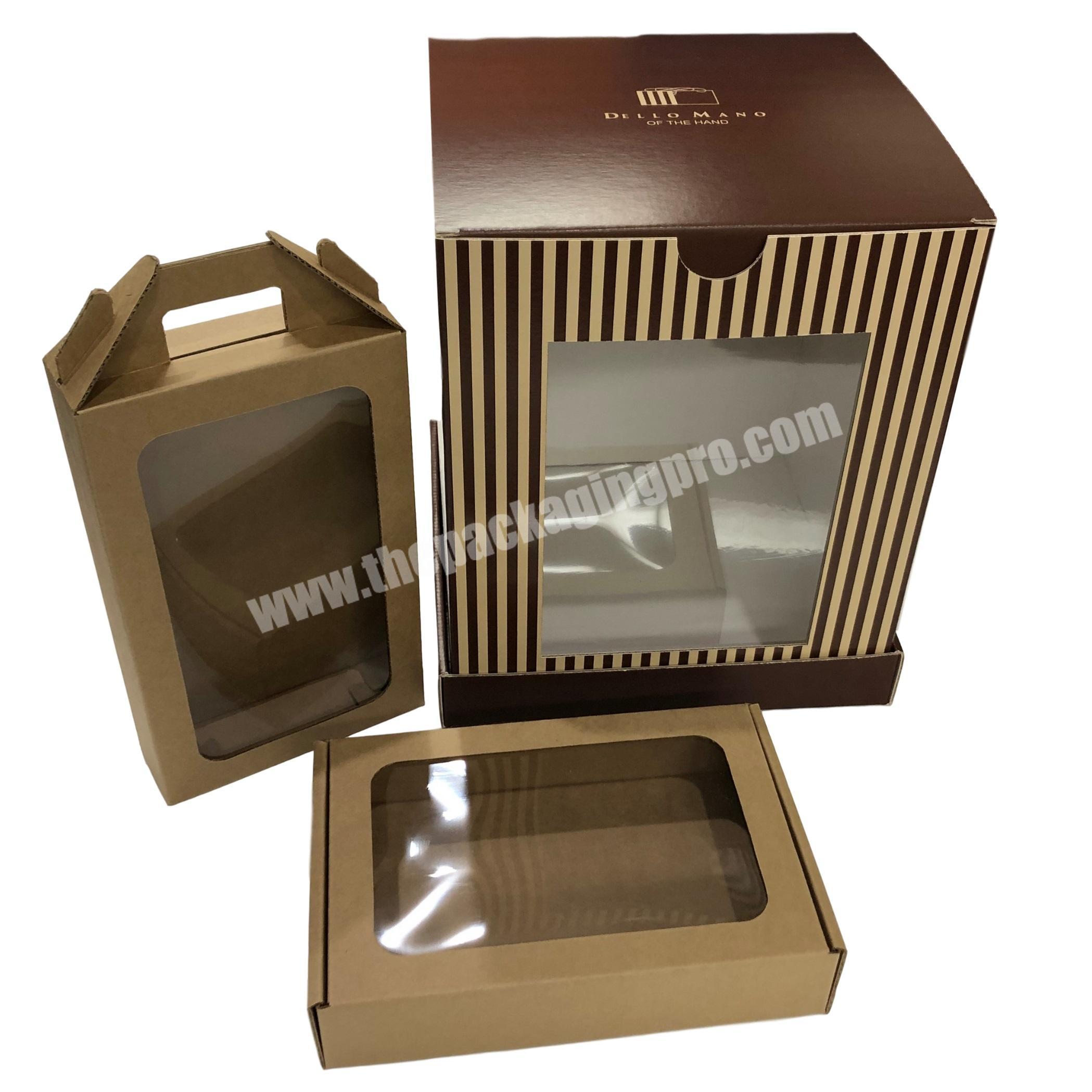Factory Made Low Price High Quality Cookie Paper Box Sleeve With Window