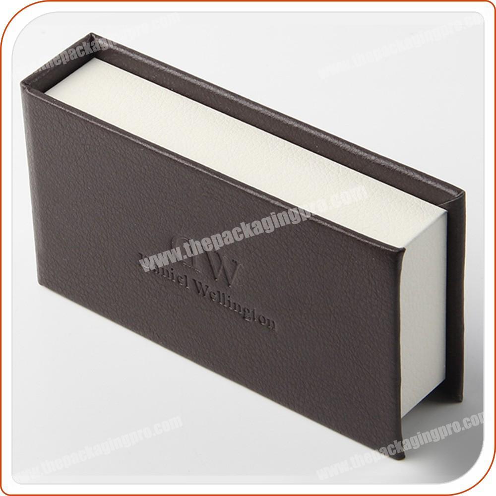 Factory mechanized Jewelry necklace packaging flat folding gift paper box.