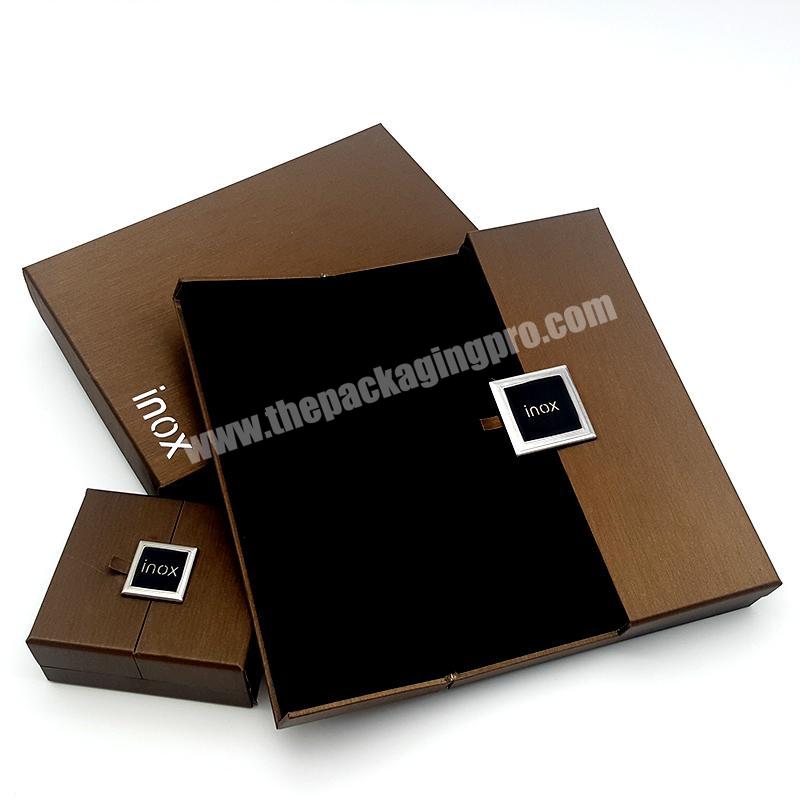 Factory New Design Double Door PU Leather Jewelry Set Case,Jewelry Bracelet Boxes Wholesale.