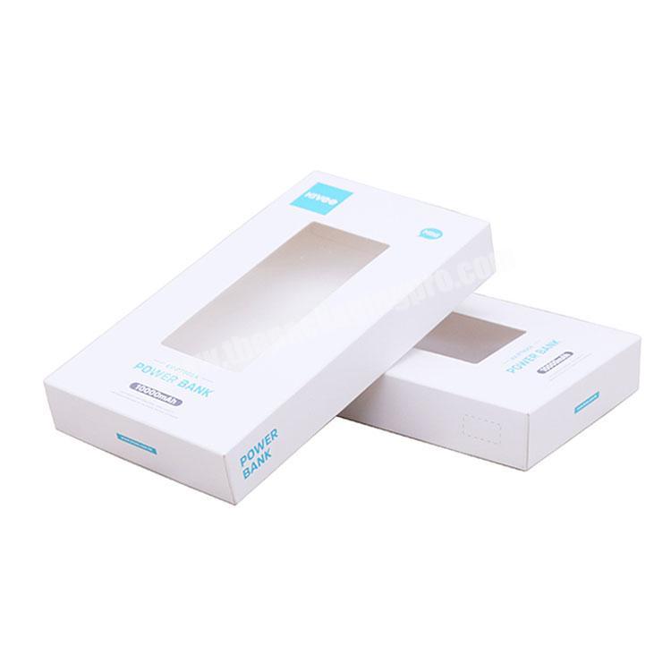 Factory OEM mobile phone charger box mobile phone usb cable box promotional paper box for phone accessories