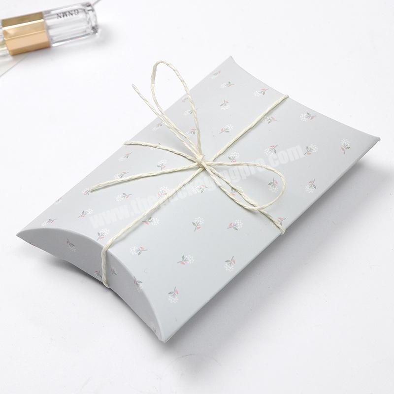 Factory outlet pillow box packaging pillow box packaging custom paper pillow box professional manufacturer
