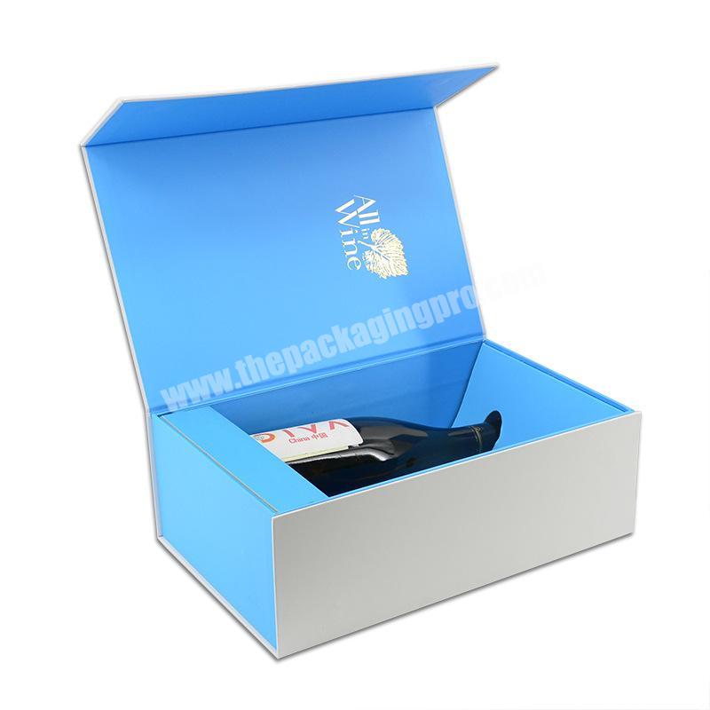 Factory Outlet Store Wine Packaging Box Used for High Quality Wine Cardboard Packaging Box for Valuable Red Wine