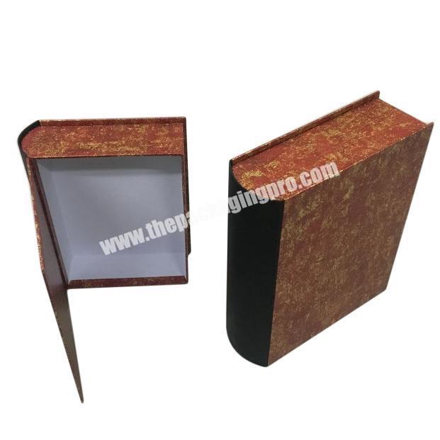 Factory Paper Box Custom Printed Packaging Boxes Folding Book Shape Box Special Gift Box With Magnetic Lid