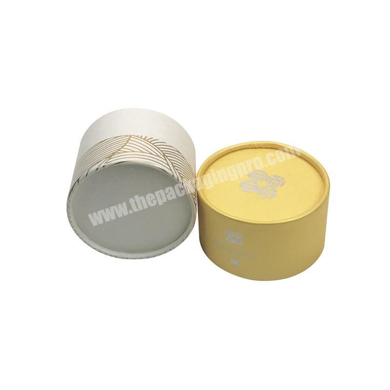 Factory Personality Small Mini Size Cardboard Candle Hair Accessories Packing Tube Round Box For Gift Pack
