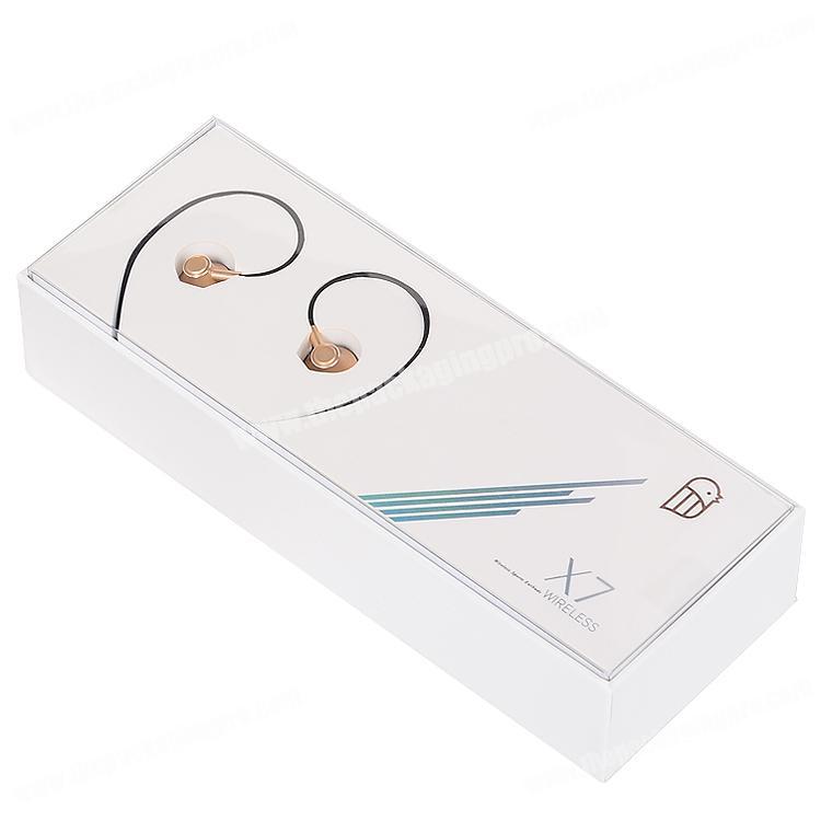 Factory price custom blister wireless earphone retail packaging box paper