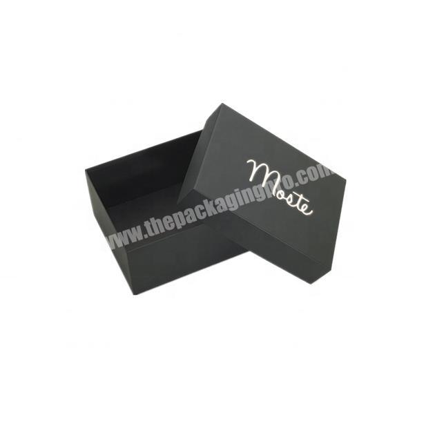 Factory price custom design logo black printed luxury perfume boxes