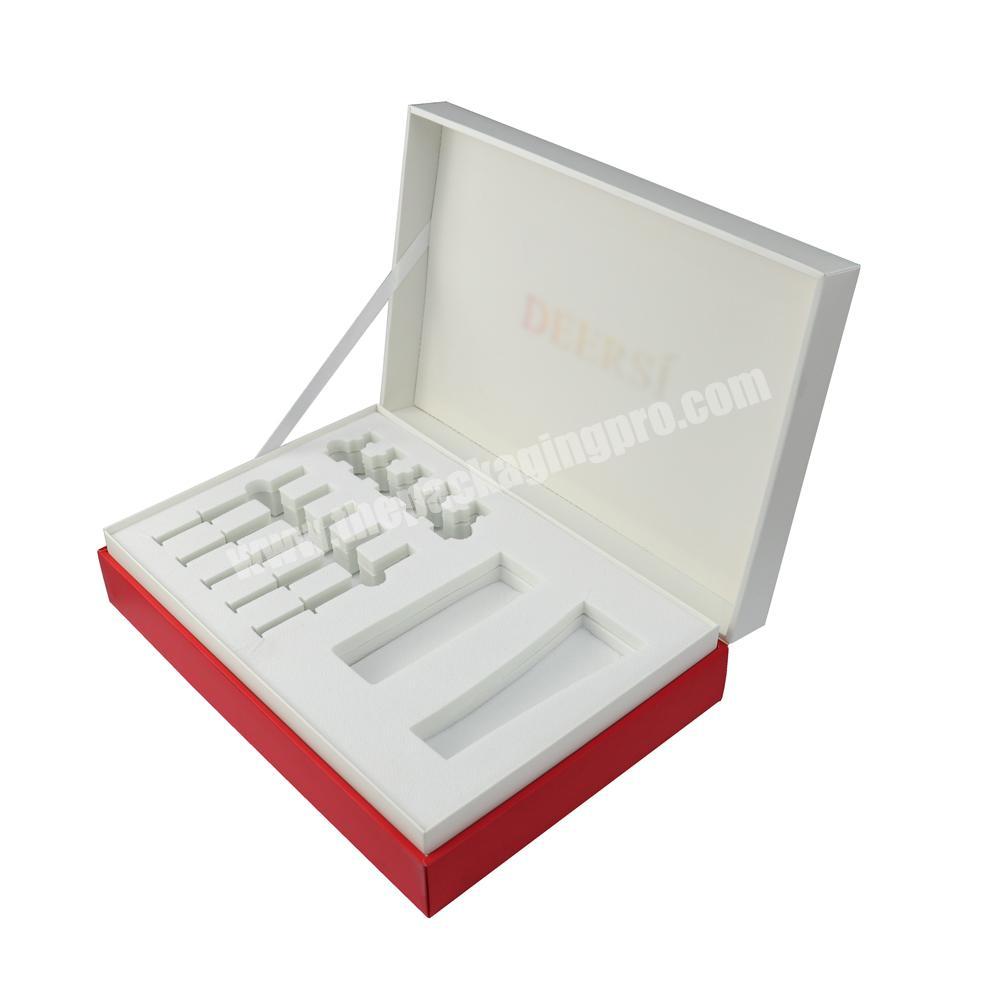 Factory Price Gift Premium Perfume Make Up Packaging With EVA insert Cosmetic set Box