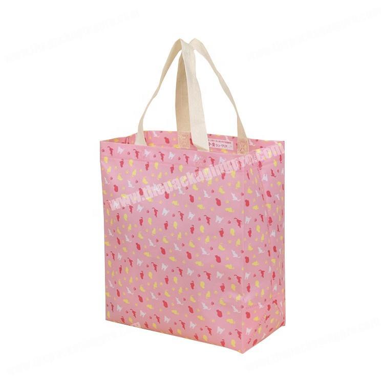 Factory price laminated custom print bag non woven shopper bag