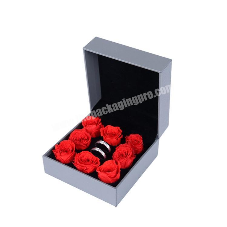Factory price manufacturer customizable luxury flip jewelry box