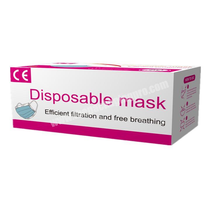 factory price mask holder box box face mask medical
