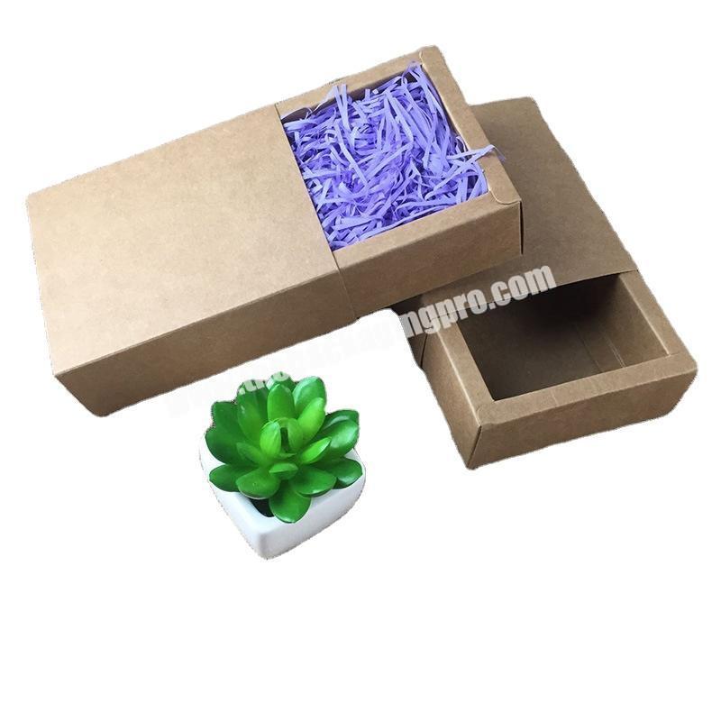 Factory price newest grey drawer box drawer paper box drawer lash box in low price