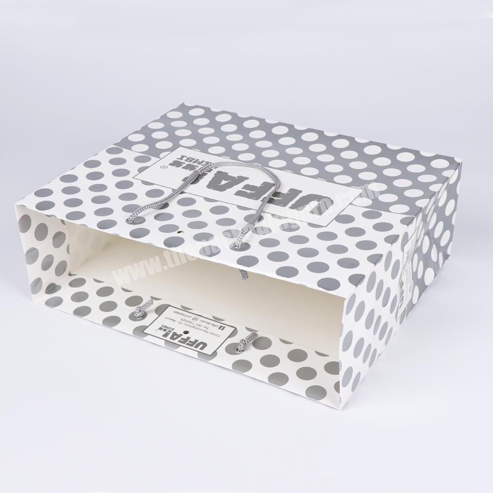Factory price OEM  China wholesale custom brand logo beautiful design gift paper bag eco-friendly shopping bag