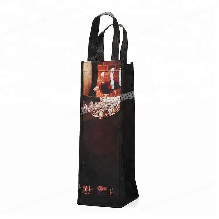 Factory Price Reusable Laminated PP Non Woven Bag for Wine