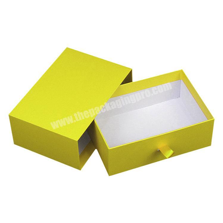 Factory Price Wholesale Custom Made Sliding Cardboard Jewelry Gift Box With Drawer