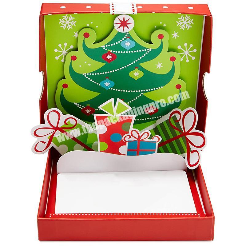 Factory production holiday gift boxes design custom attractive christmas gift boxes packaging