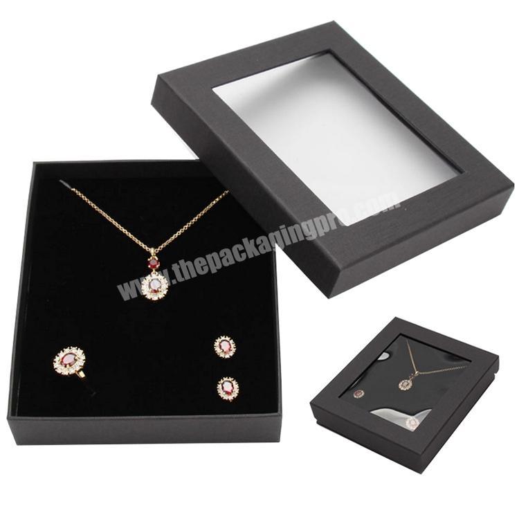 Factory professional customizable free jewelry packaging box design LOGO jewelry box case