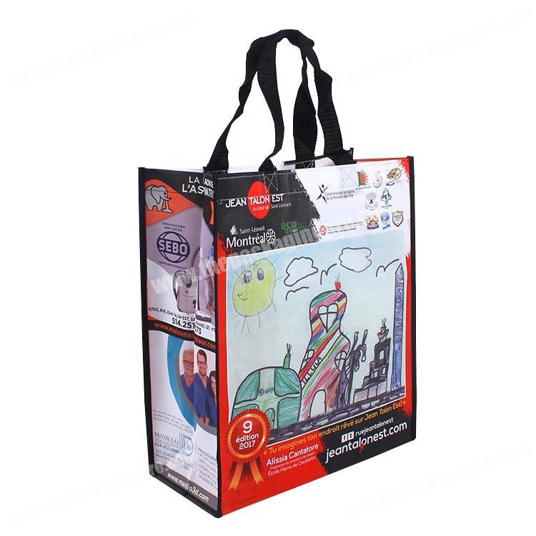 Factory sale custom cheap promotional pp non woven bag laminated