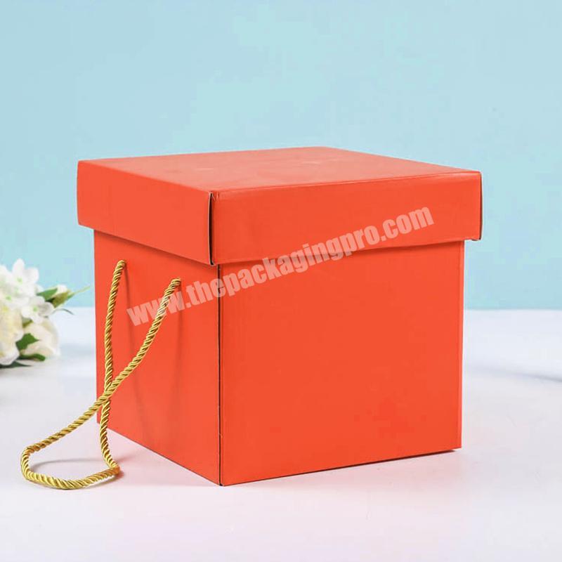 Factory Sale Customized corrugated mailer shipping box corrugated materials cardboard carton box no glue