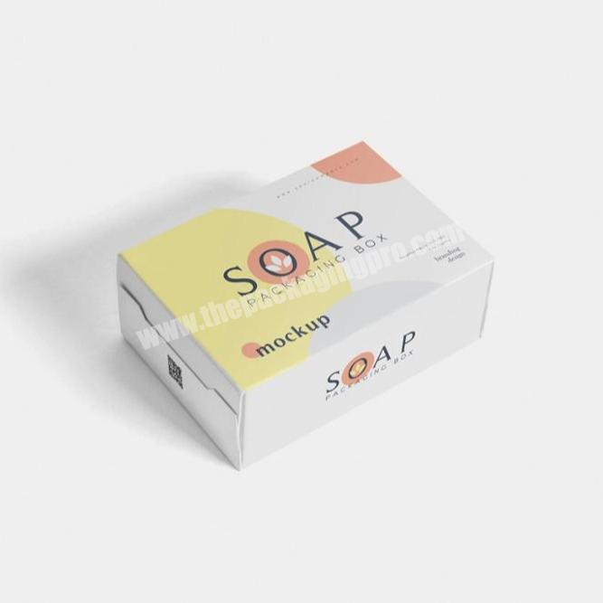 Factory sale of Custom Kraft Paper Soap Packaging Box  Mockup