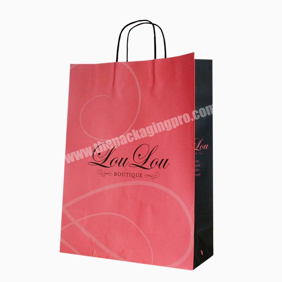 Factory Sale Packaging Bags shopping bags Carrier Tote Bags For Paper Material Use