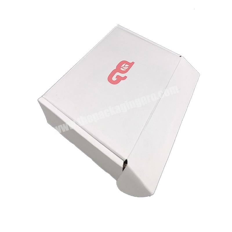 Factory supplier cardboard folding corrugated snack mail box with post