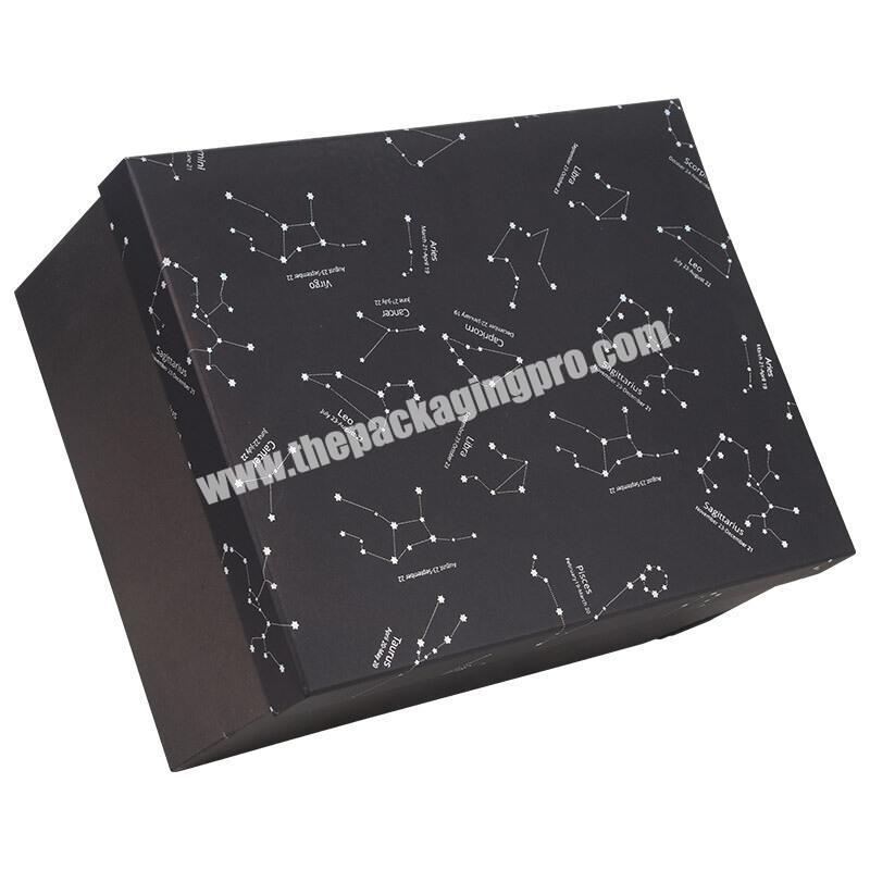 Factory Supplier Cheap Sale Custom Logo Design Printed Cardboard Gift Box With Ribbon For Packaging