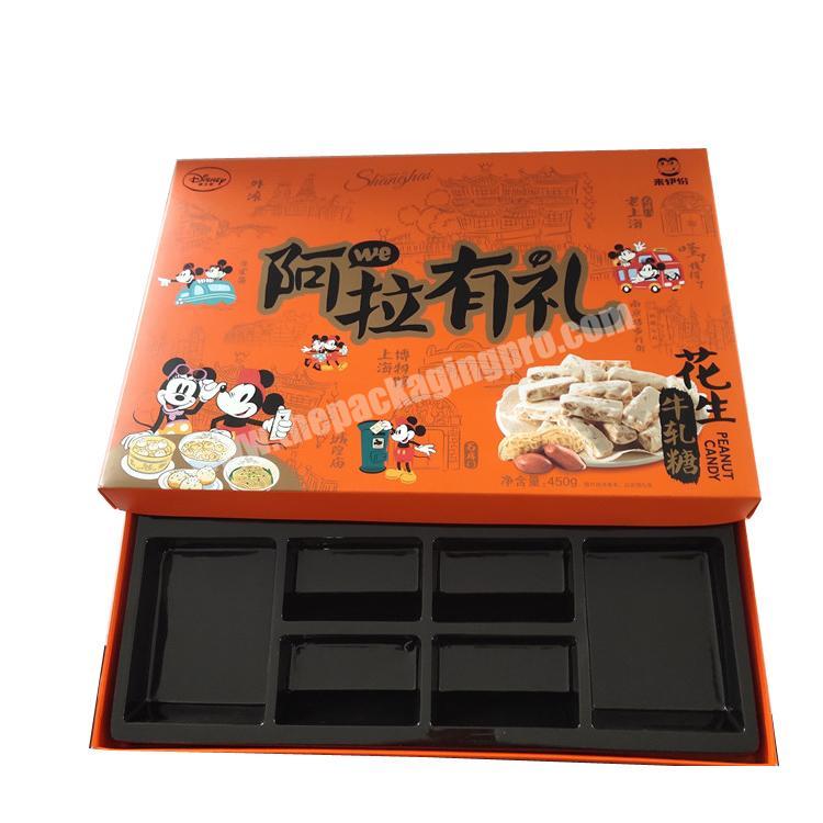 Factory Supplier plastic insert box dividers chocolate luxurious candy with best quality