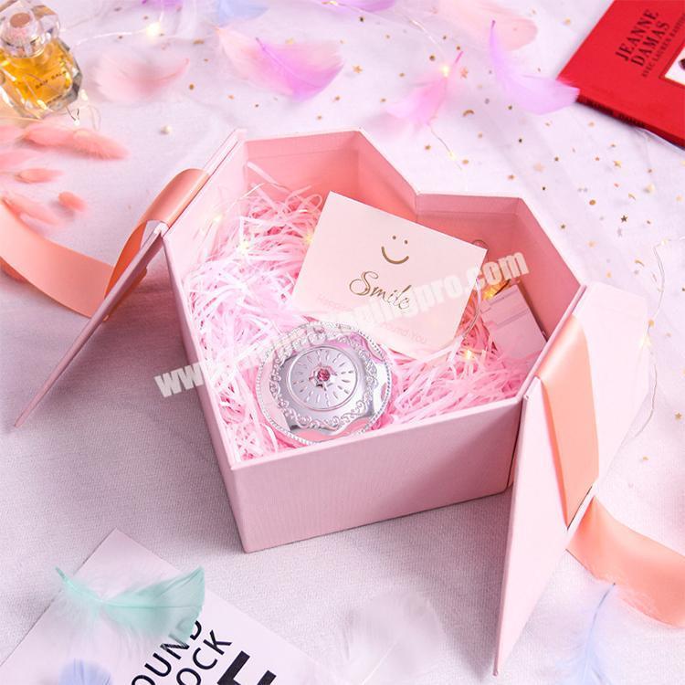 factory supply craft gift pink paper box