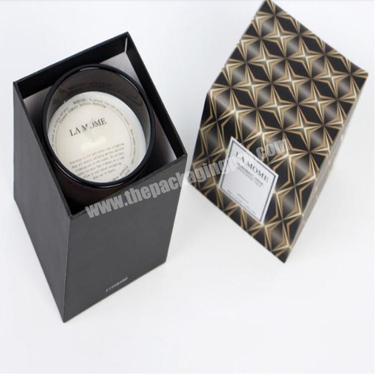 Factory Supply custom wholesale candle packaging boxes luxury
