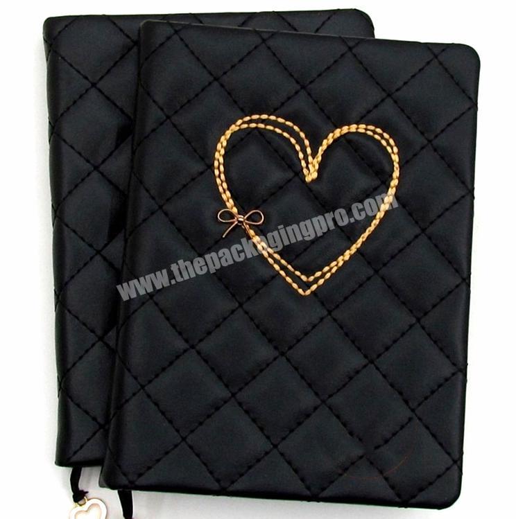 Factory Supply  Hardcover A5 Cute Diary  Customized PU Leather Notebook