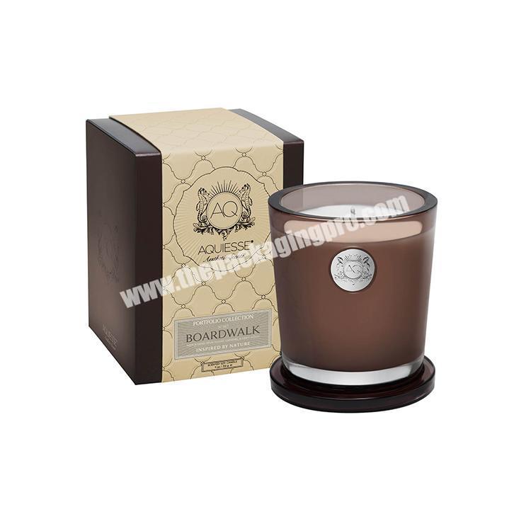 factory supply luxury rigid packaging for candles