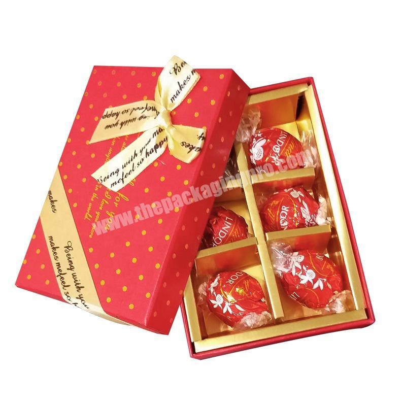 Factory Supply Printed Paper Packaging Rigid Chocolate Boxes