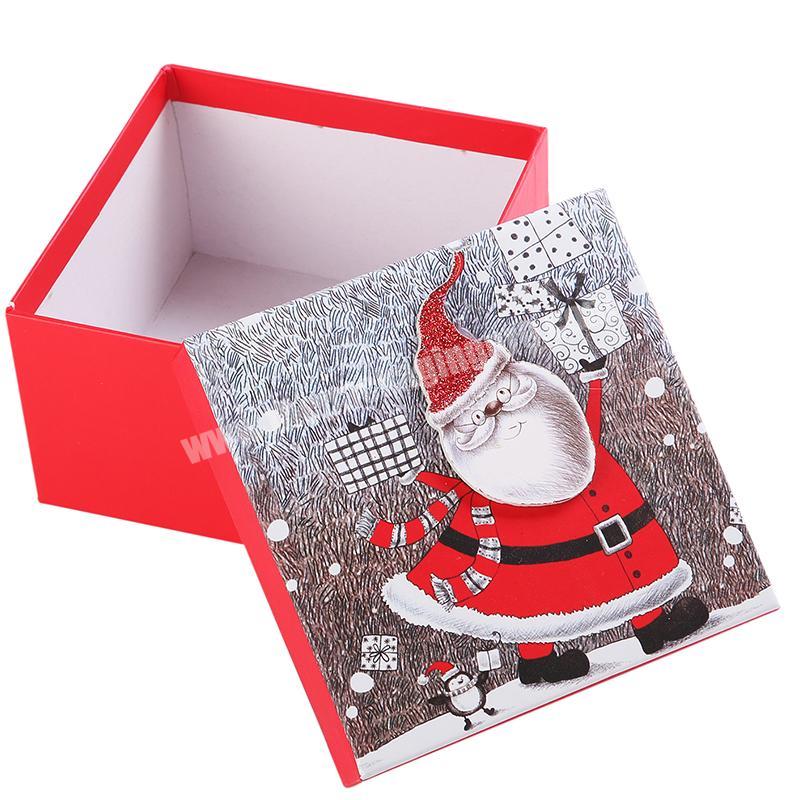 factory wholesale Christmas candy paper gift boxes