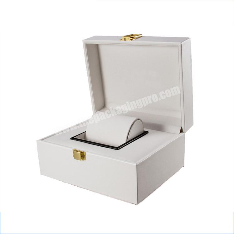 factory wholesale custom luxury white watch box