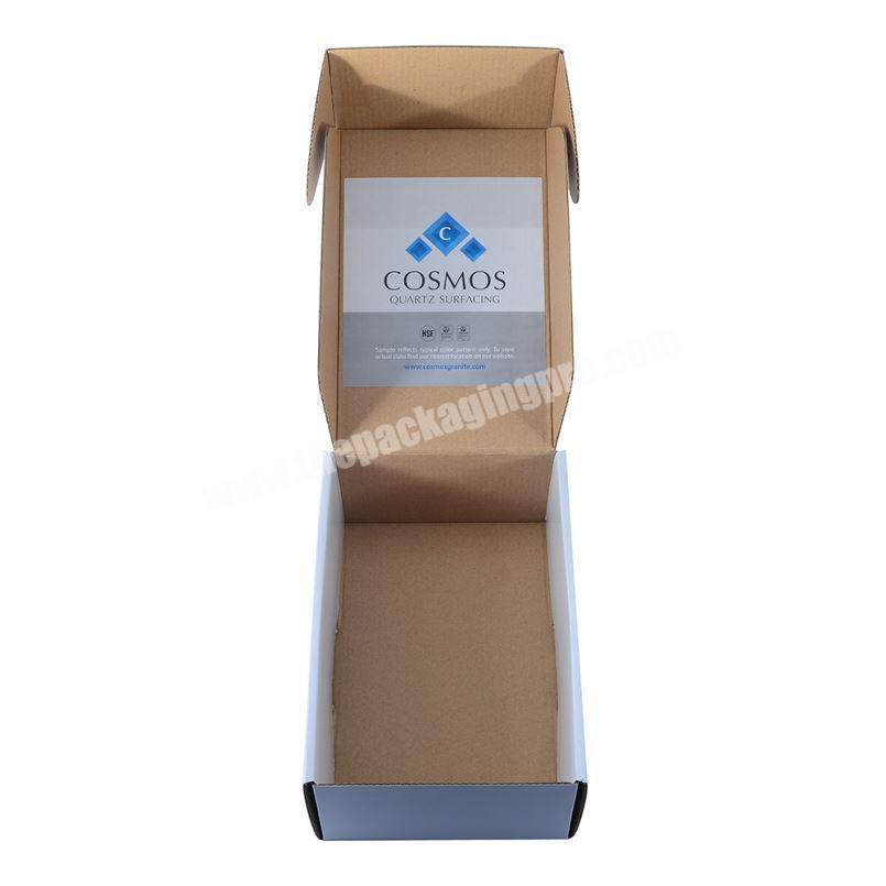 Factory wholesale custom shipping box corrugated cardboard mailer packaging box black pink mailer box witn printing