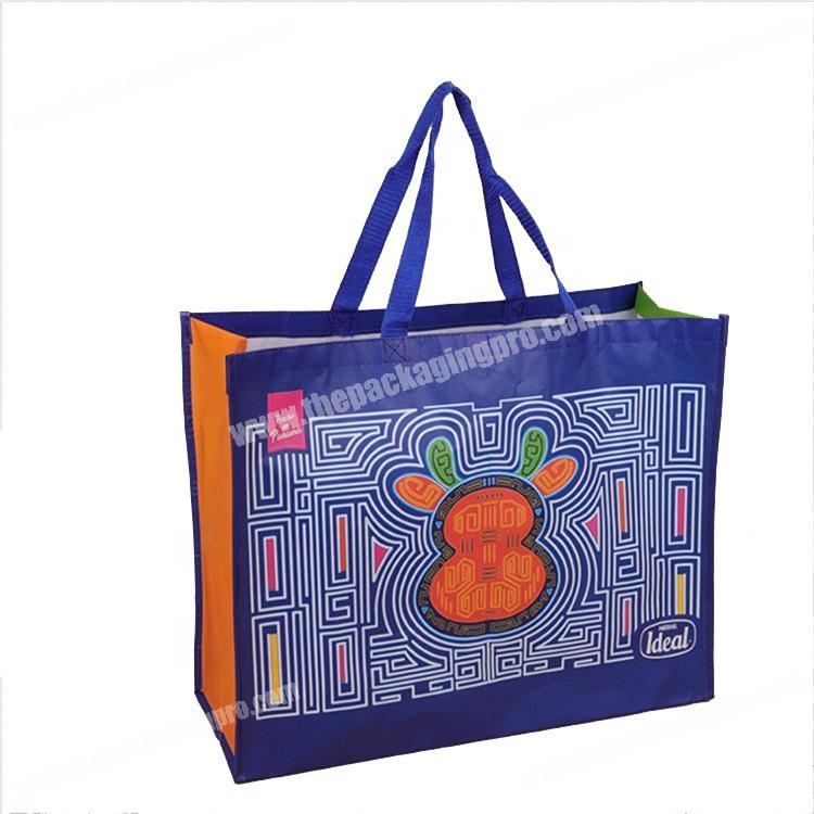 Factory wholesale customized laminated non woven bag for shopping