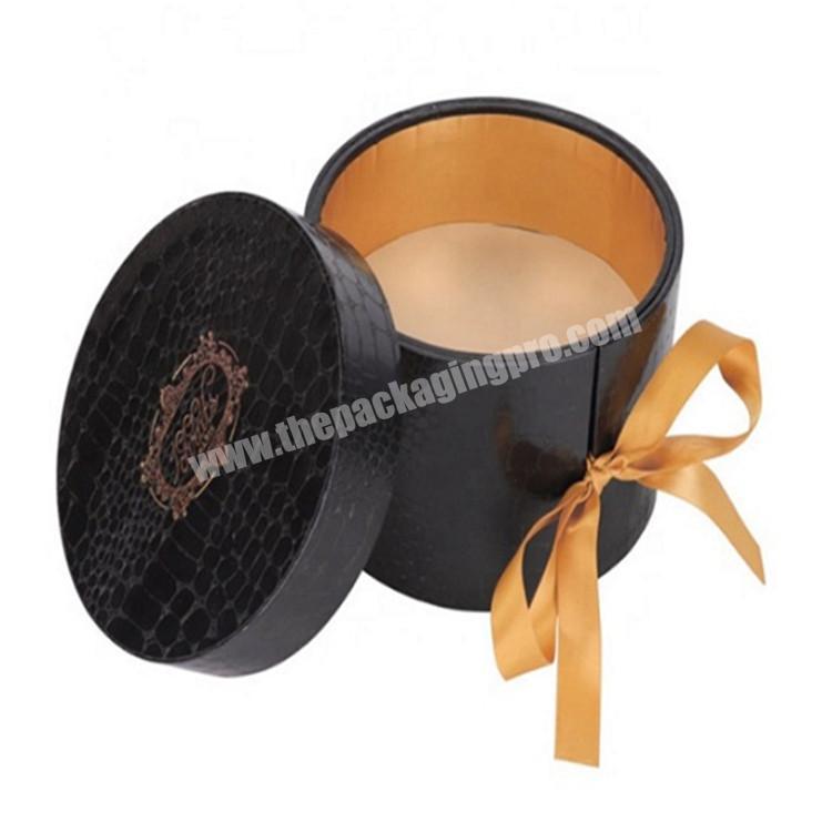 Factory wholesale High quality Custom logo Round cylinder tube Paper packaging box