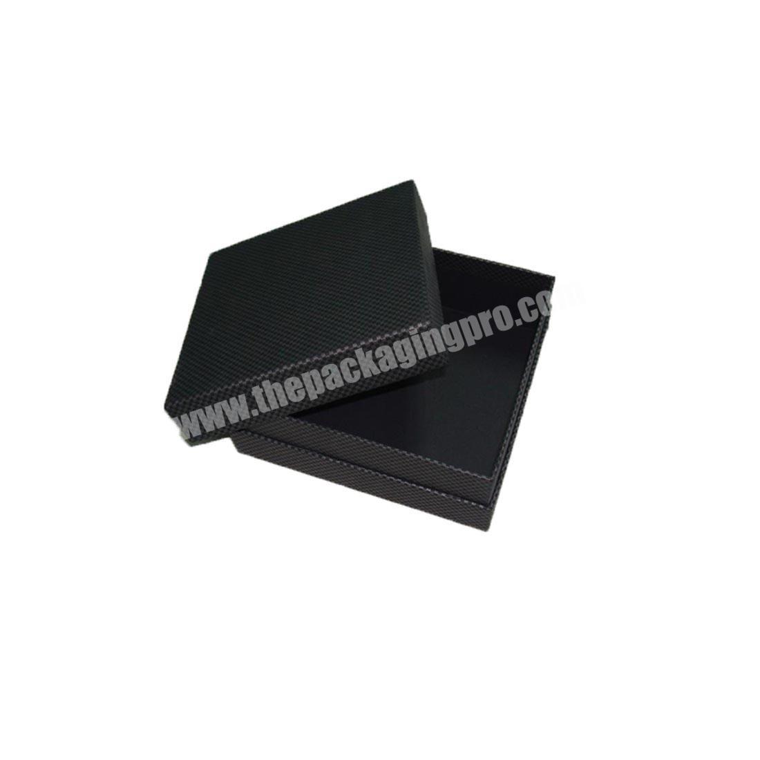 Factory wholesale paper black gift box black cardboard gift box