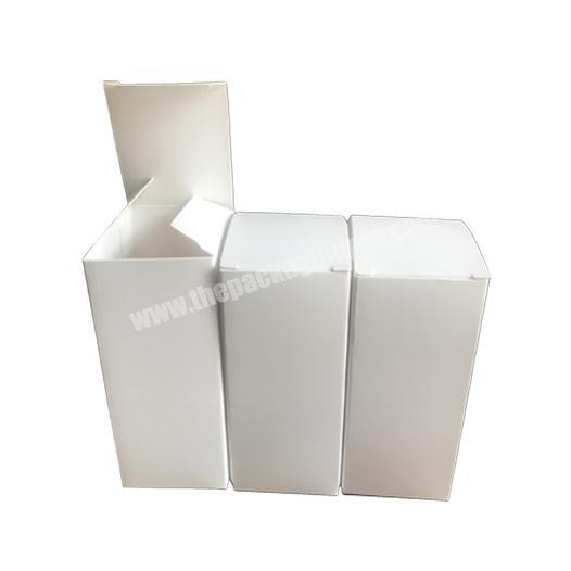 Factory wholesale universal 350gsm plain white cardboard box packaging storage white box packaging for mailing