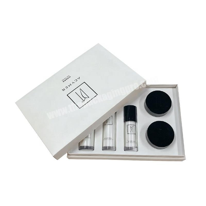 fancy China ergonomic box luxury skin care packaging box with insert