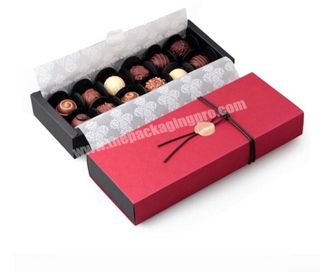 Fancy chocolate box With Separated Tray