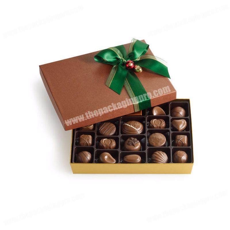 Fancy Custom Logo Sweet Gift Packaging Boxes Wholesale Cardboard Chocolate Box Luxury